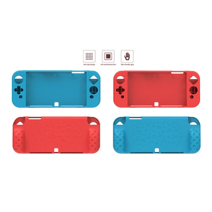 DOBE TNS-1135 Game Console Integrated All-Inclusive Soft Slip Protective Case For Nintendo Switch OLED(Red) - Cases by DOBE | Online Shopping UK | buy2fix