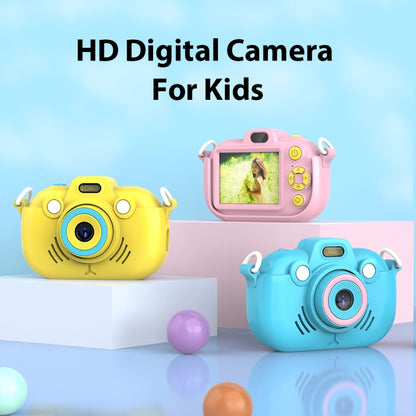 DC502 2.4-Inch 16X Zoom 2.7K Video Recording Children Digital Camera, Color: Blue No Card(EU Plug) - Children Cameras by buy2fix | Online Shopping UK | buy2fix