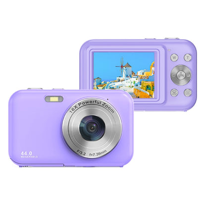 DC406L 2.4-Inch 1080P Mini HD 16X Zoom Digital Camera Home Children Camera UK Plug(Purple) - Children Cameras by buy2fix | Online Shopping UK | buy2fix