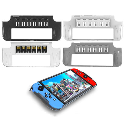 SND-481 Host Semi-Package PC Protective Shell Accommodate 6 Game Cards For Switch OLED(Grey) - Cases by buy2fix | Online Shopping UK | buy2fix