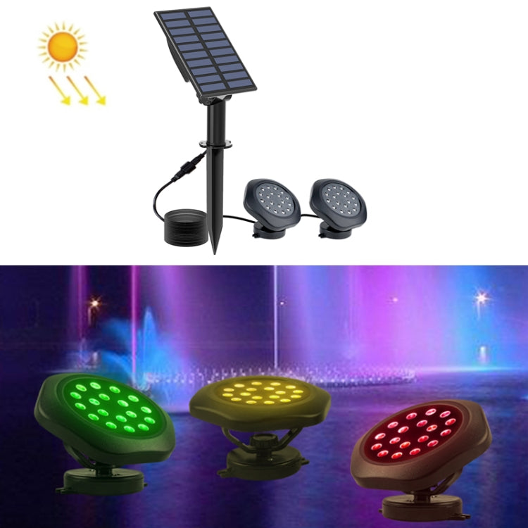 TS-S5403 Solar Disc Underwater Light RGB Swimming Pool Spotlight,Specification: 2 in 1 - Underwater Lights by buy2fix | Online Shopping UK | buy2fix