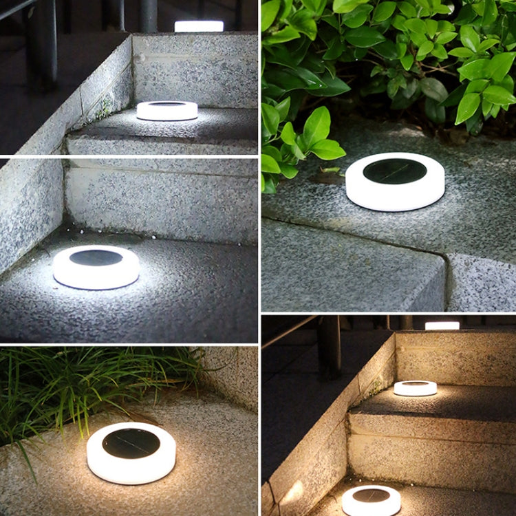 Solar Garden Waterproof Outdoor Fog Buried Lamp Stair Decoration(White Light) - Buried Lights by buy2fix | Online Shopping UK | buy2fix