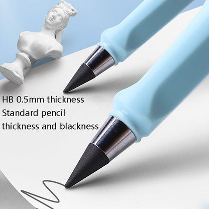 5 PCS No Ink No Need To Sharpen Drawing Sketch Pen Not Easy To Break Erasable HB Writing Pencil(Blue) - Pencils by buy2fix | Online Shopping UK | buy2fix