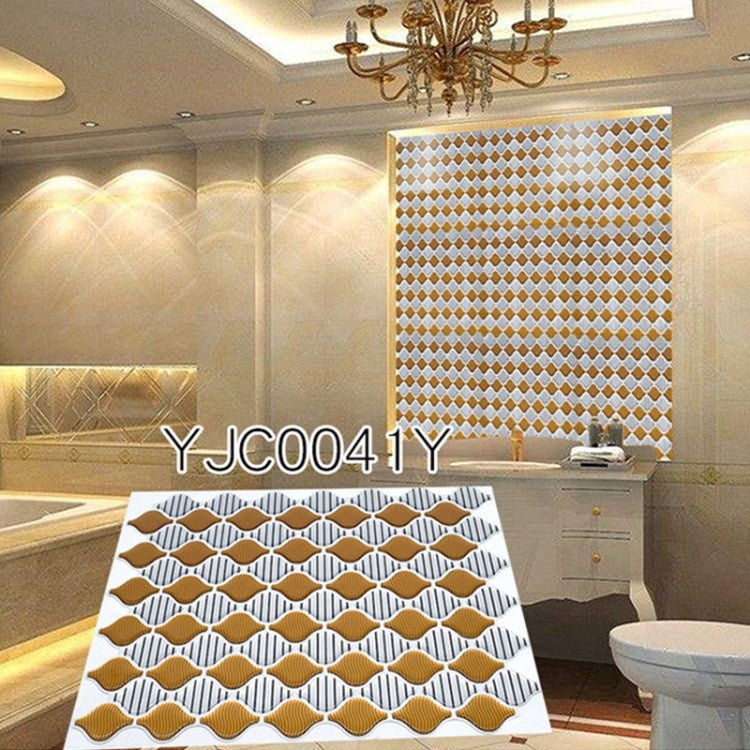 Home 3D Stereo Waterproof Crystal Epoxy Wall Sticker(YJC0056Y) - Wall Tile Stickers by buy2fix | Online Shopping UK | buy2fix