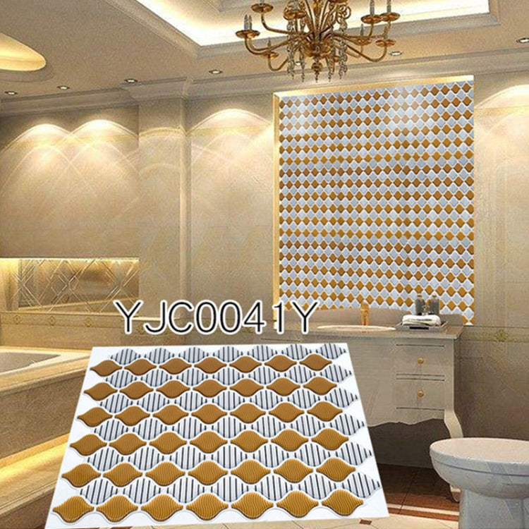 Home 3D Stereo Waterproof Crystal Epoxy Wall Sticker(YJC0041Y) - Wall Tile Stickers by buy2fix | Online Shopping UK | buy2fix