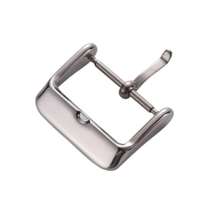 5pcs IP Plated Stainless Steel Pin Buckle Watch Accessories, Color: Gold 18mm - Watch Accessories & Parts by buy2fix | Online Shopping UK | buy2fix