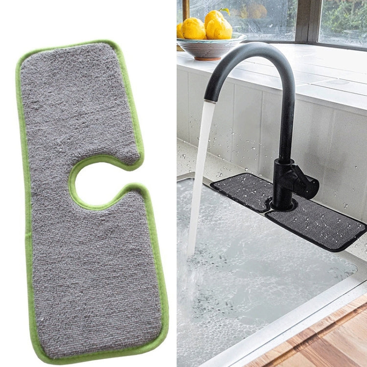 Basin Drain Pad Absorbent Dry Cleaning Pad Fiber Towel Water Mat Color Random Delivery, Size: 46x15cm - Bath Mats by buy2fix | Online Shopping UK | buy2fix