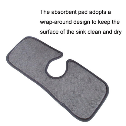 Basin Drain Pad Absorbent Dry Cleaning Pad Fiber Towel Water Mat Color Random Delivery, Size: 46x15cm - Bath Mats by buy2fix | Online Shopping UK | buy2fix