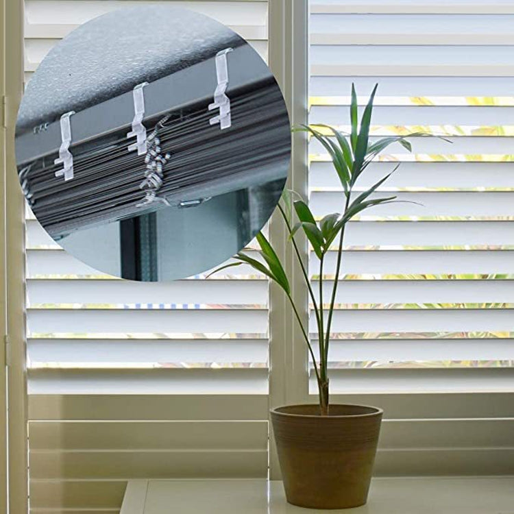 2 Sets 2.0 Inch Venetian blinds Baffle Sequins Lacing Film(White) - Curtain Decorative Accessories by buy2fix | Online Shopping UK | buy2fix