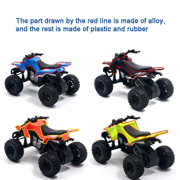 1:36 Simulated Beach Four-wheel Off-road Motorcycle Model Children Toy Car(Black) - Model Toys by buy2fix | Online Shopping UK | buy2fix