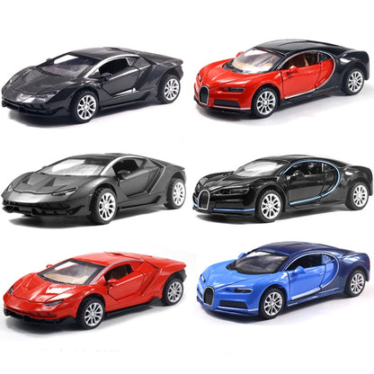 1:36 Simulation Alloy Sports Car Model Children Toy Car Baking Cake Decorative Ornament(Gray) - Model Toys by buy2fix | Online Shopping UK | buy2fix