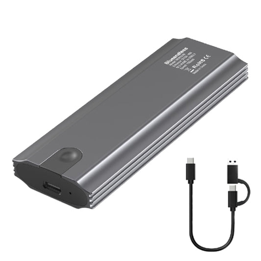 Blueendless 2810 Single SATA Protocol Wiring 2-in-1 M.2 Mobile Hard Disk Case SSD External Solid Hard Drive Enclosure Box - HDD Enclosure by Blueendless | Online Shopping UK | buy2fix