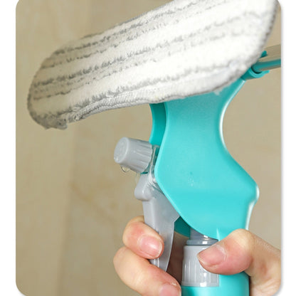 4 In 1 Double-sided Glass Wiper Window Squeegee Portable Spray Mirror Car Glass Cleaner  YJ520 - Sponges, Cloths & Brushes by buy2fix | Online Shopping UK | buy2fix