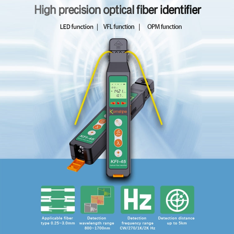 Komshine Optical Fiber Signal Direction Identification Instrument, Model: KFI-45-L - Fiber Optic Test Pen by Komshine | Online Shopping UK | buy2fix