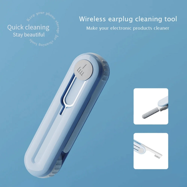 Bluetooth Earphone Cleaning Artifact Phone Dust Removal Tool Multi-Function Cleaning Brush(Grey) - Other Accessories by buy2fix | Online Shopping UK | buy2fix