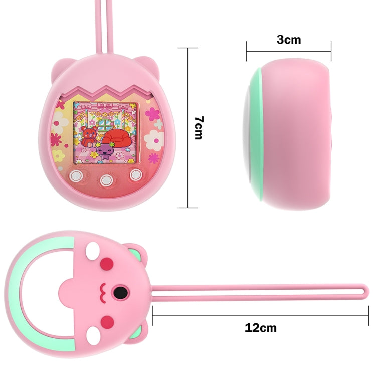 For Tamagotchi Pix Cartoon Electronic Pet Gaming Machine Silicone Protective Cover, Color: Pink - Accessories by buy2fix | Online Shopping UK | buy2fix