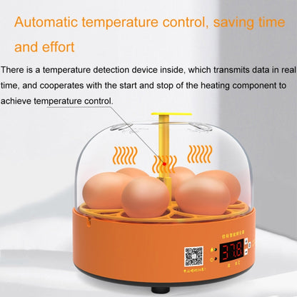 6-Eggs Small Household Experimental Children Smart Chicken Incubators, Spec: Dual-electric Automatic AU Plug - Incubators by buy2fix | Online Shopping UK | buy2fix