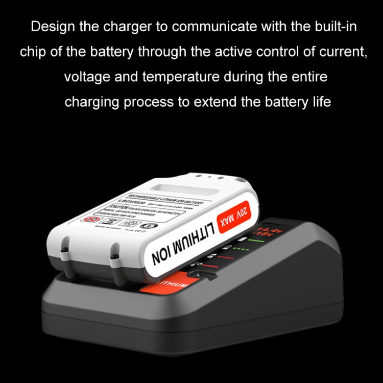 For BlackDeck 14.4~20V3A Tool Lithium Battery Charger, Specification: US Plug - Electric Saws & Accessories by buy2fix | Online Shopping UK | buy2fix