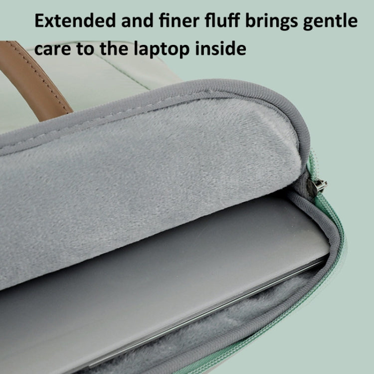 13 -13.3 Inch Oxford Cloth Laptop Bag Crossbody Carrying Case Briefcase(Gray) - 13.3 inch by buy2fix | Online Shopping UK | buy2fix