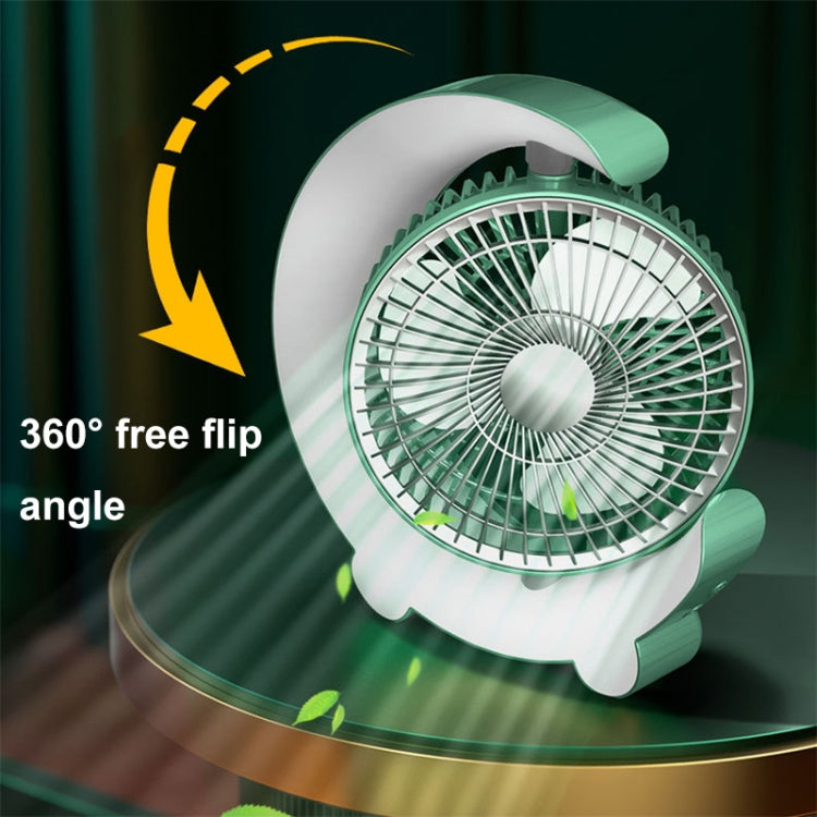 F11 USB Charging Cool Marquee Desktop Portable Fan(Mint Green) - Electric Fans by buy2fix | Online Shopping UK | buy2fix