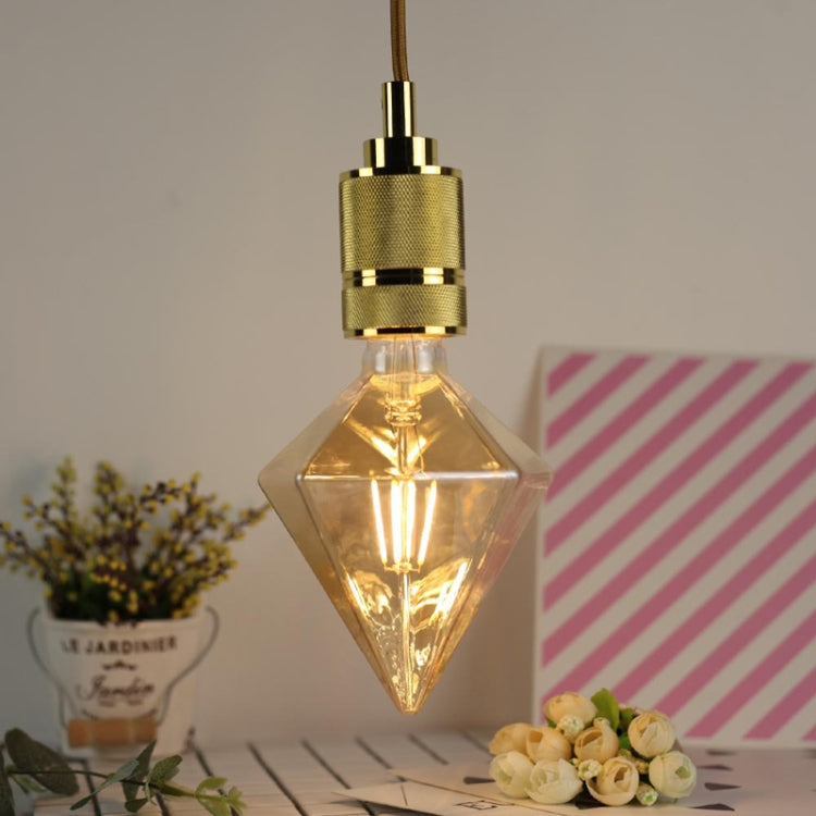 E27 Screw Port LED Vintage Light Shaped Decorative Illumination Bulb, Style: G95 Inner Pineapple Transparent(220V 4W 2700K) - LED Blubs & Tubes by buy2fix | Online Shopping UK | buy2fix