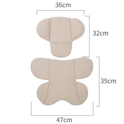 Infant Safety Seat Cushion Four Seasons Universal Stroller Lumbar Protection Pads(Grey) - Strollers Accessories by buy2fix | Online Shopping UK | buy2fix