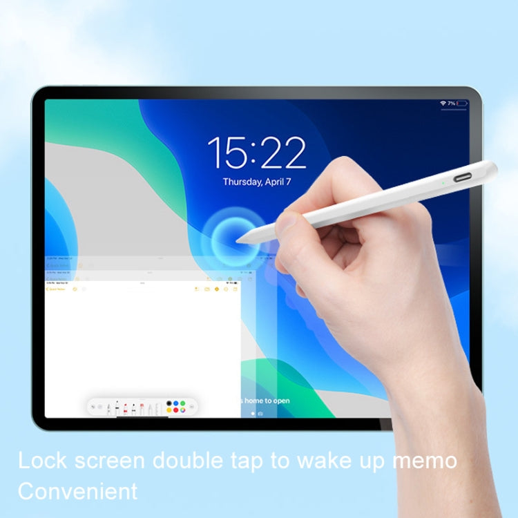 Fast Charge+Touch Switch+Bluetooth Function Anti-false Touch Capacitive Pen for iPad 2018 or Later(White) - Stylus Pen by buy2fix | Online Shopping UK | buy2fix