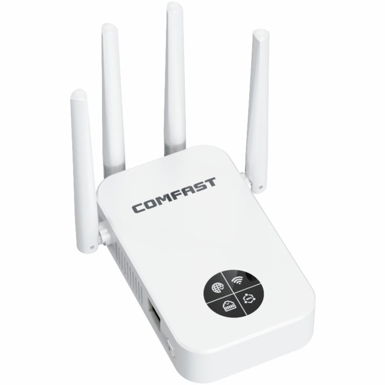 COMFAST 762AC 1200Mbps WiFi Signal Booster Dual Band WiFi Repeater with OLED Display Screen - Broadband Amplifiers by COMFAST | Online Shopping UK | buy2fix