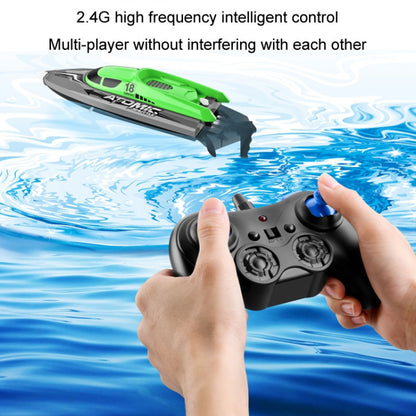 EB02 2.4G Wireless RC Boat Circulating Water-Cooled High-Speed Speedboat Racing Boat Model Toy(Orange) - RC Boats by buy2fix | Online Shopping UK | buy2fix