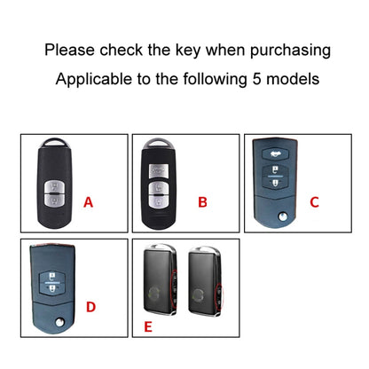 For Mazda Car Key Mover Multifunctional Keychain Anti-lost Number Plate(E) - Car Key Cases by buy2fix | Online Shopping UK | buy2fix