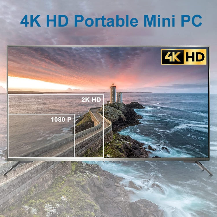 GK3Plus N100 16G+512G EU Plug 12th Intel Alderlake Dual HDMI+VGA Triple Display 4K HD Pocket Mini PC - Windows Mini PCs by buy2fix | Online Shopping UK | buy2fix