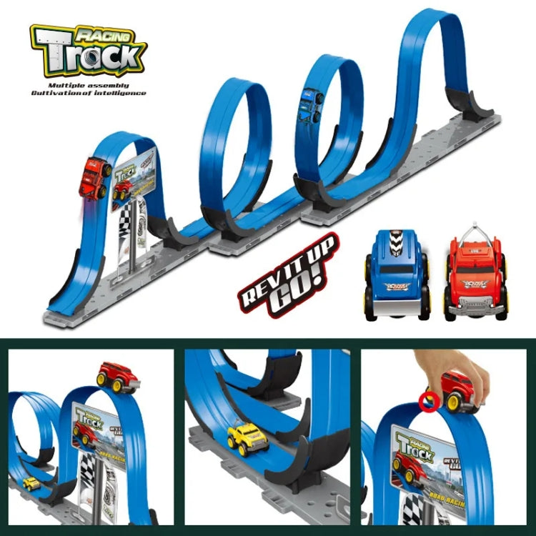 85cm Children Anti-gravity Track Car Assembly Toys DIY Inertia Rebound Magnetic Levitation Racing Car - DIY Developmental Toys by buy2fix | Online Shopping UK | buy2fix