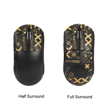 For Logitech GPW 2-Generation Mouse Anti-Slip Stickers Absorb Sweat Paste, Color: Black Gold Fully Surround - Silicone / Sticker by buy2fix | Online Shopping UK | buy2fix