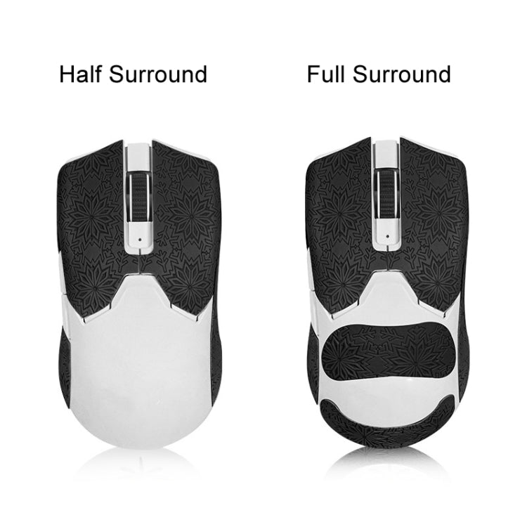 Snowflake Pattern Anti-slip Mouse Stickers For Razer Viper Ultimate Black Half Surround - Silicone / Sticker by buy2fix | Online Shopping UK | buy2fix