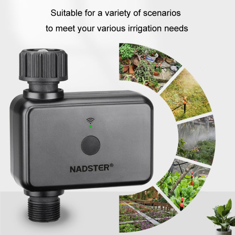 NADSTER Bluetooth WiFi Remote Automatic Timed Flower Watering Controller, Specification: Dual Outlet - Watering & Irrigation by NADSTER | Online Shopping UK | buy2fix