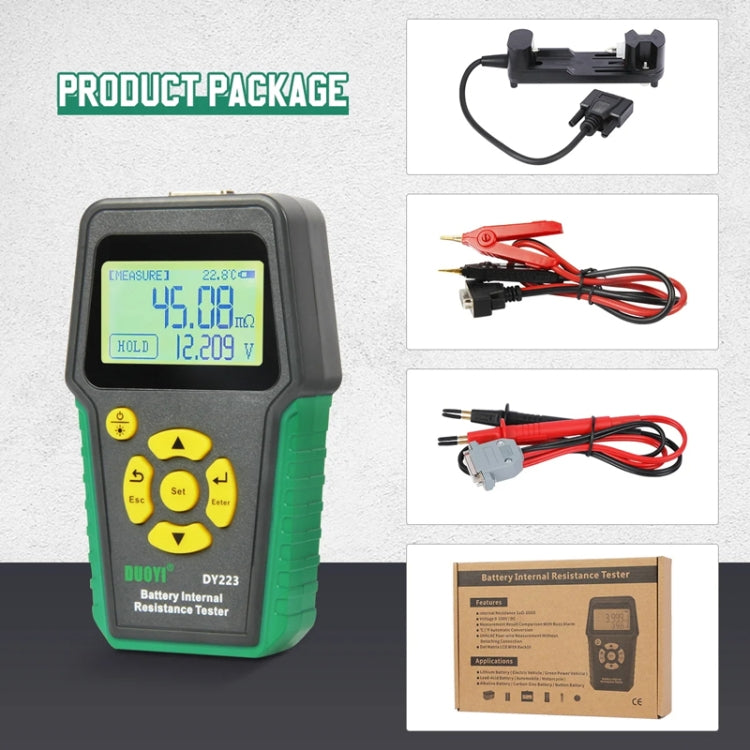 DUOYI DY223 Electrical Vehicle Voltage Testing And Fault Diagnostic Instrument(Test Clip+Guage Pen+Clip Base) - Code Readers & Scan Tools by DUOYI | Online Shopping UK | buy2fix