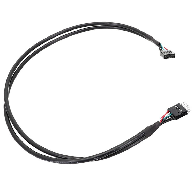 60cm Motherboard 9Pin USB2.0 Extension Cable 26AWG Double Shielded Cord - USB Cable by buy2fix | Online Shopping UK | buy2fix