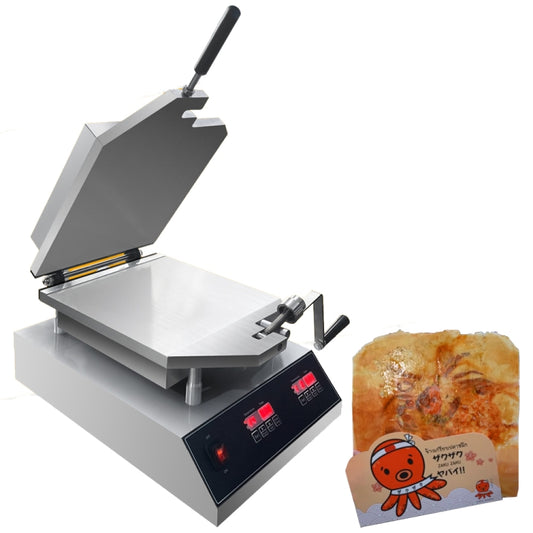 Japanese Paper Thin Seafood Cracker Pancake Machine US Plug 110V 2200W - Bulit-in Ovens & Accessories by buy2fix | Online Shopping UK | buy2fix