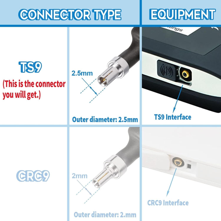 40cm TS9 Male To Female Flat Over Window Cable RF Coaxial Cable - Connectors by buy2fix | Online Shopping UK | buy2fix