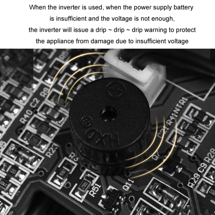 500W/12V24V Convert To 220V Dual Voltage Modified Sine Wave Inverter - Modified Square Wave by buy2fix | Online Shopping UK | buy2fix