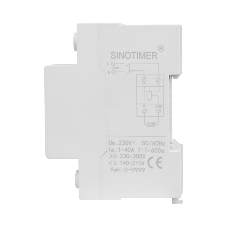 SINOTIMER SVP-719 63A_N Over Under Voltage Protector Electricity Usage Monitor Power Voltmeter - Other Tester Tool by SINOTIMER | Online Shopping UK | buy2fix