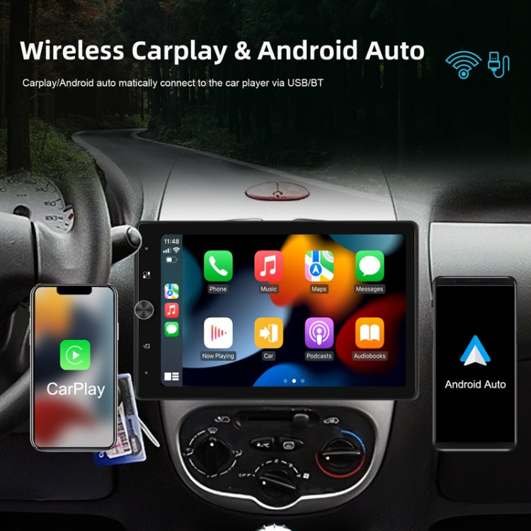 10.4 Inch MP5 Single Butt Vertical Screen Manual Rotation Android Navigation With Wireless Carplay Backup Camera(Standard) - Car MP3 & MP4 & MP5 by buy2fix | Online Shopping UK | buy2fix