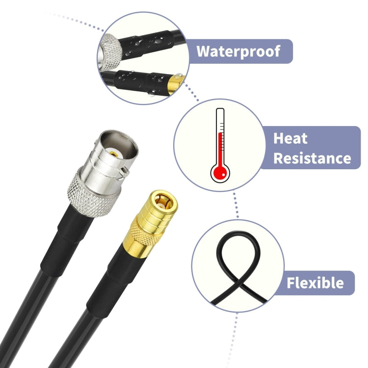 20cm BNC Female To SMB Male RG174 Coaxial Cable - Connectors by buy2fix | Online Shopping UK | buy2fix