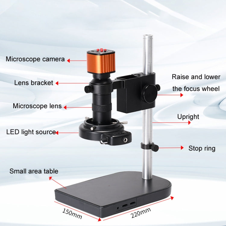 Measuring Electron Microscope Industrial Camera, Specifications: 30 Frames 16 Megapixel Dual Interface With Measurement - Digital Microscope by buy2fix | Online Shopping UK | buy2fix