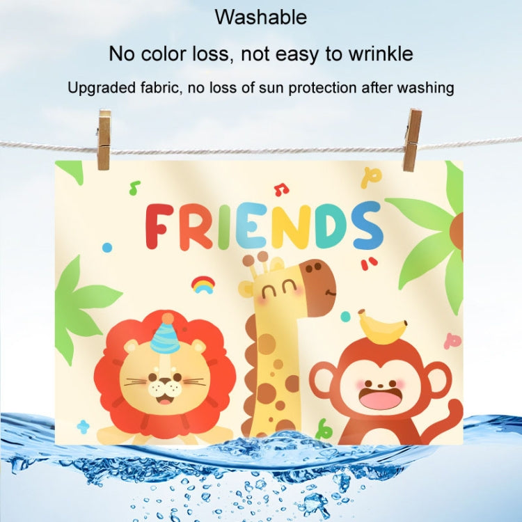 Suction Cup Car Sunshade Children Rear Side Window Insulation Sunscreen Cartoon Car Curtain, Style: Hat Bear - Window Foils & Solar Protection by buy2fix | Online Shopping UK | buy2fix