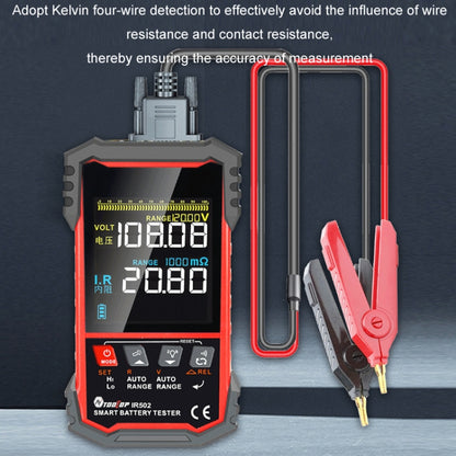 Battery Internal Resistance Tester Lead-Acid Alkaline Lithium Battery Tester, Model: IR502 - Battery & Resistance Tester by buy2fix | Online Shopping UK | buy2fix