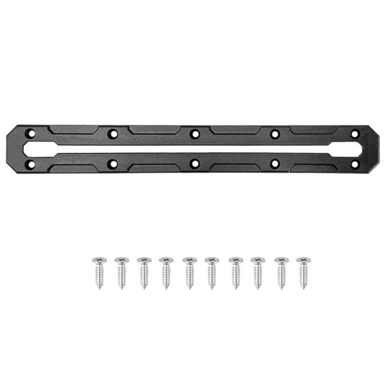 Canoe Paddle Fishing Rod Holder Rail Bracket Kayak Accessories, Specification: 12 Inch Rail - Marine Accessories & Parts by buy2fix | Online Shopping UK | buy2fix