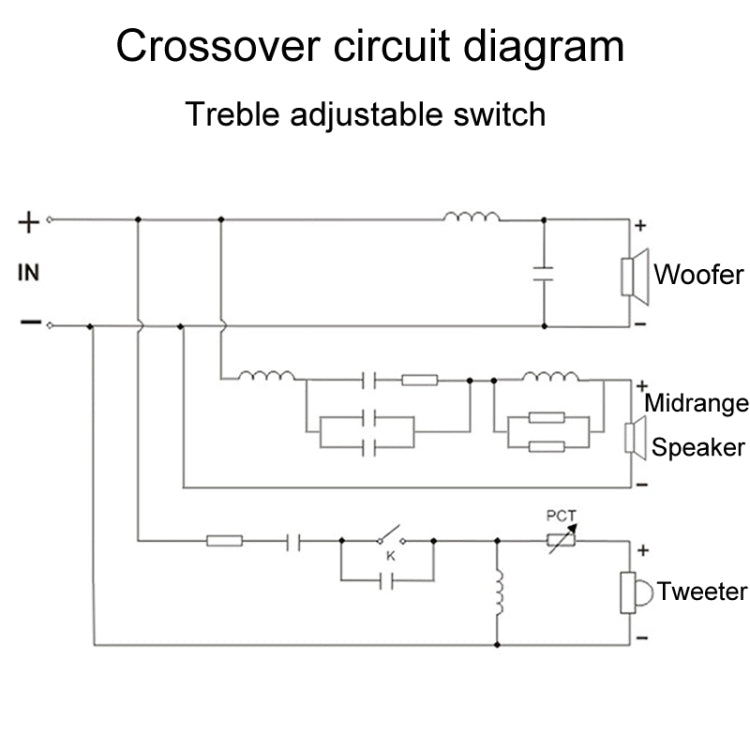 3505B High Medium And Low 3-Way Audio Crossover Stage Speaker Divider - Audio Crossover by buy2fix | Online Shopping UK | buy2fix