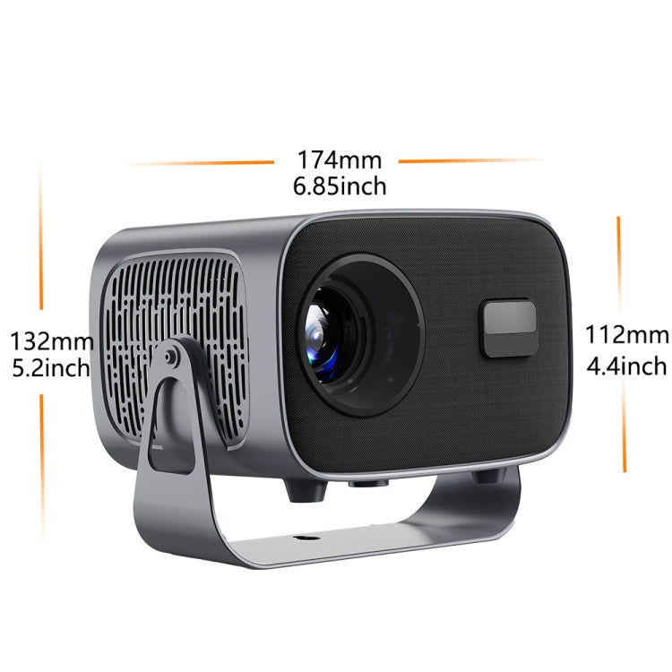 4K Smart Android Portable Projector AU Plug - Mini Projector by buy2fix | Online Shopping UK | buy2fix