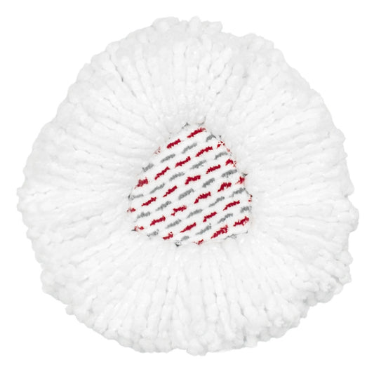 For Vileda / O-Cedar EasyWring Spin Mop Replacement Pad Microfiber Rag(White) - Other Accessories by buy2fix | Online Shopping UK | buy2fix